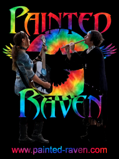 Painted Raven tie dye logo